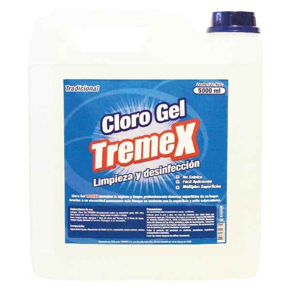 Cloro Gel Tradicional 5 Lt TREMEX 