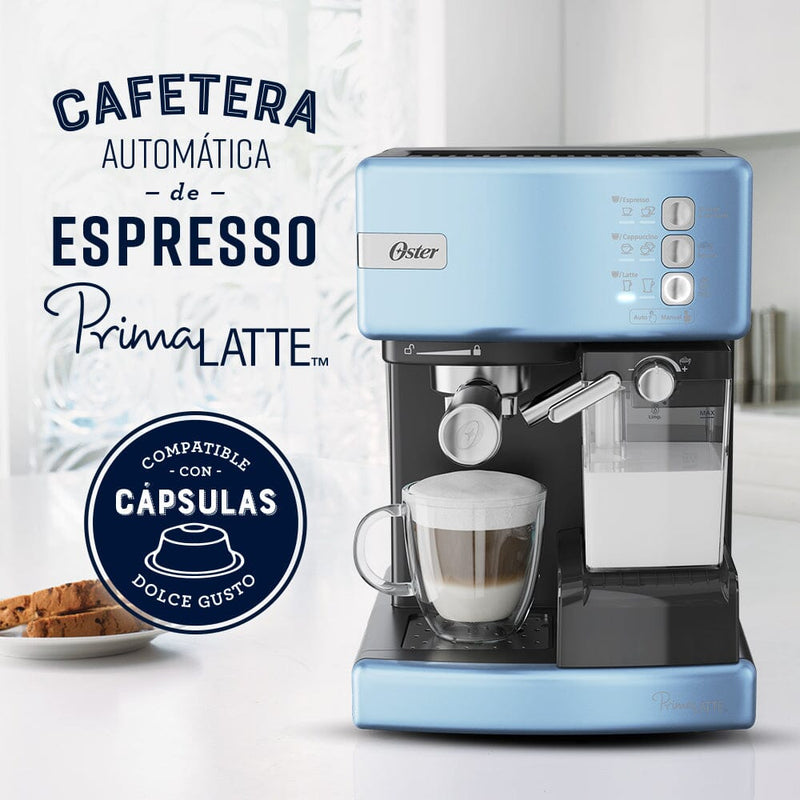 Cafetera Y Capsula Prima Latte Candy OSTER 