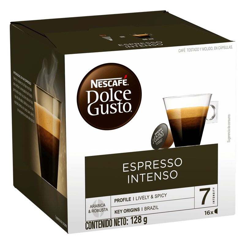 Cápsula Dolce Gusto Espresso Intenso 16 Un ALIMENTOS NESCAFÉ DOLCE GUSTO 