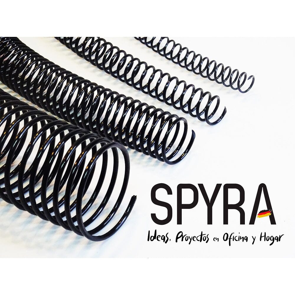 Espiral plastico para encuadernar hotsell
