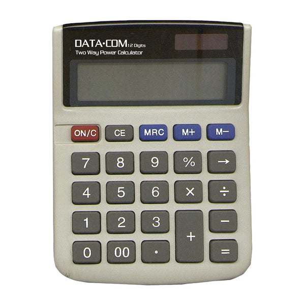 Calculadora Escritorio 12 Digitos Gris D-001 DATACOM 
