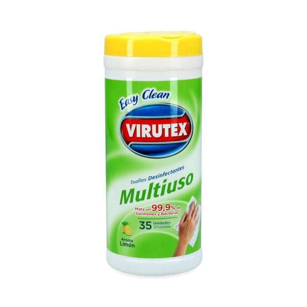 Toalla Desinfectante Multiuso Limon 35 Un VIRUTEX 