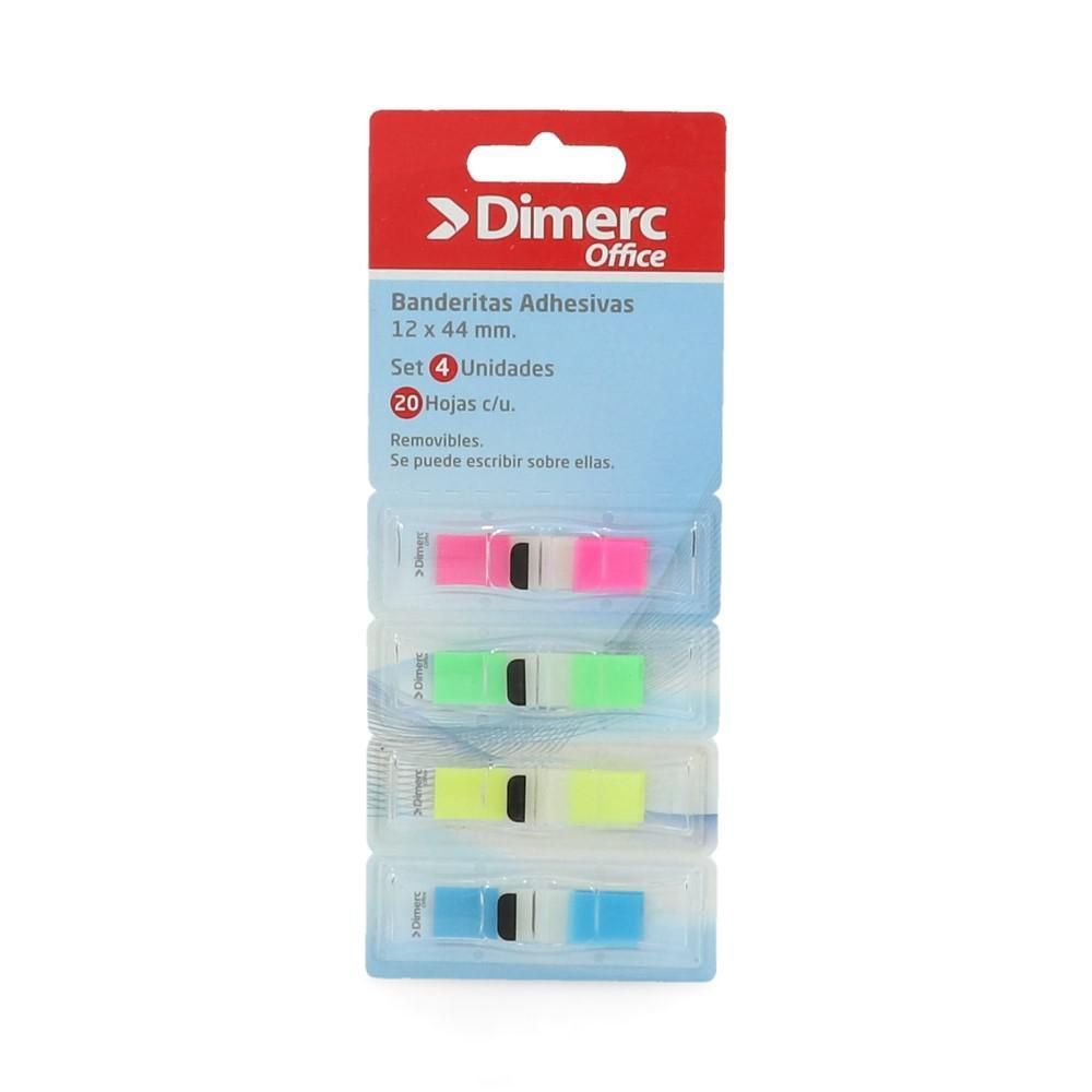 Banderitas Adhesivas Tape Flags Set 4 Un Mini Colores