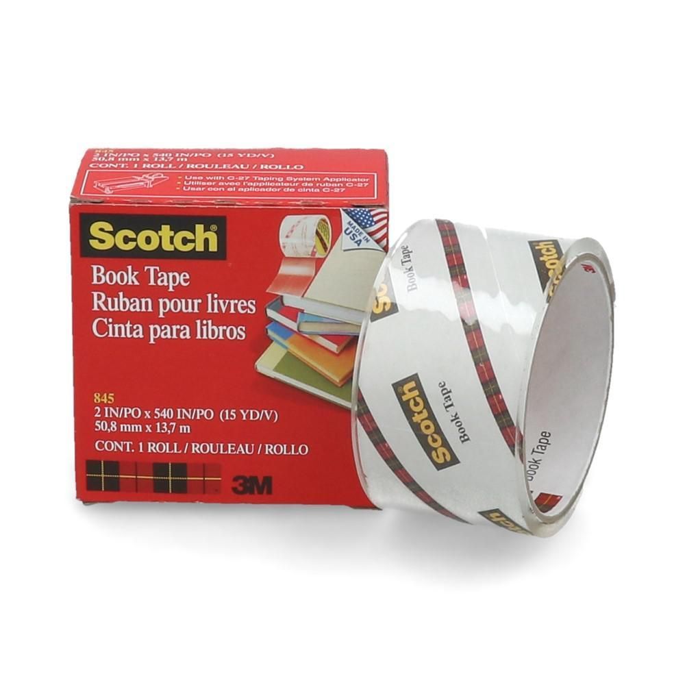 Scotch Book Tape 2 in/po x 540 in/po For C-27 Taping System