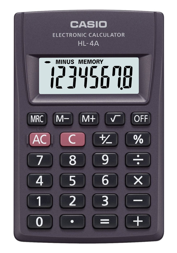 Calculadora Bolsillo 8 Digitos Basica Hl4A CASIO 