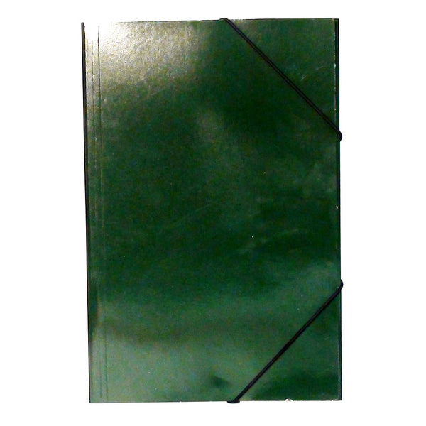 Carpeta Cartulina Con Elastico Verde Oscuro BUHO 