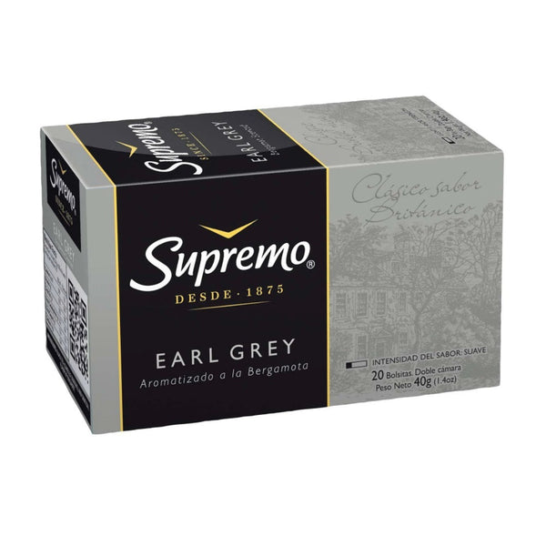 Te Premium Earl Grey 20 Bolsas SUPREMO 