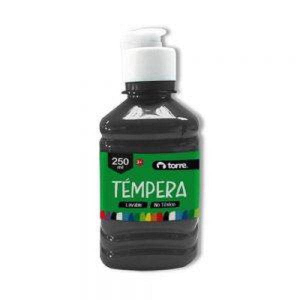 Tempera Negro 250 ml TORRE Negro 