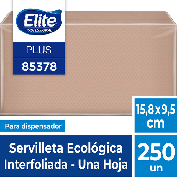 Servilleta Interfoliada 1 X 250 Un Ecologica ELITE PROFESSIONAL 