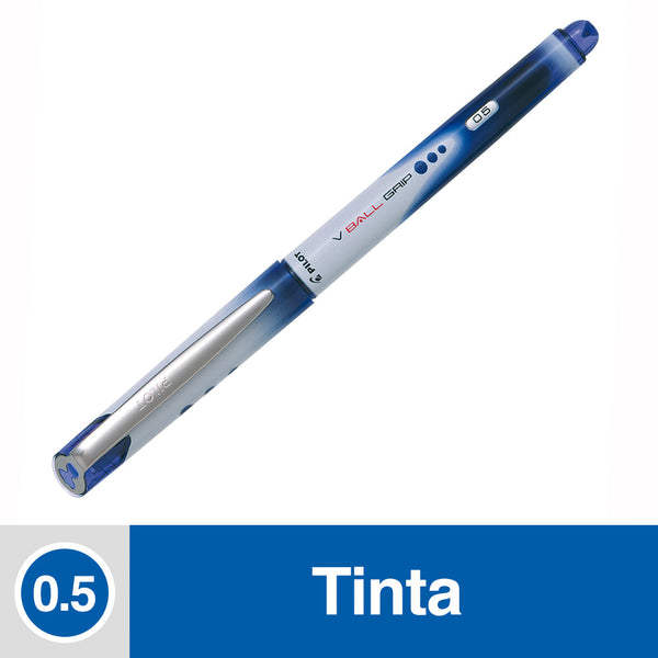 Lapiz Tinta Gel 0.5 mm Punta Fina Azul New Vball Grip PILOT Azul 