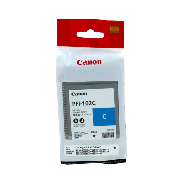 Cartucho Tinta Pfi-102 Cyan Ipf-700/750/650 130 ml CANON 