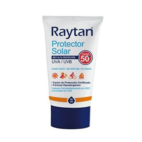 Protector Solar 50 Ml Factor 50 + Pomo RAYTAN 