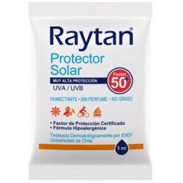 Protector Solar 5Ml Factor 50 Sachet 40 Un RAYTAN 