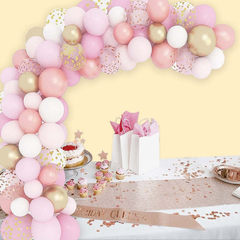 Set Decoracion Rose Gold (110 Globos + Accesorios) BIG PARTY 