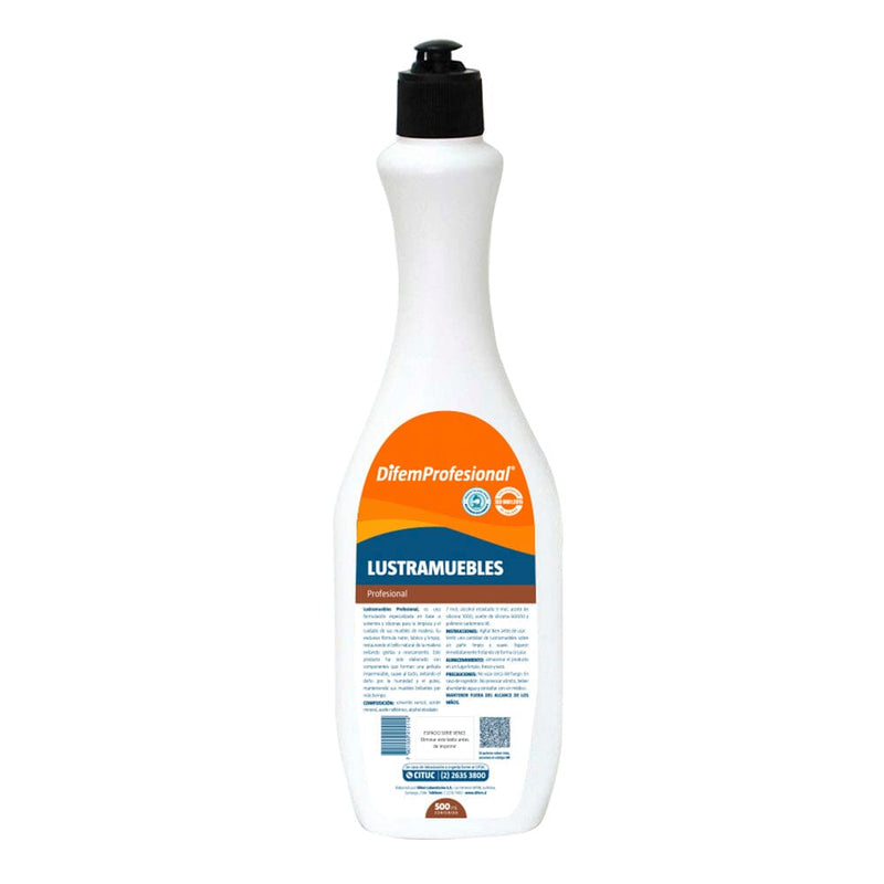 Lustramuebles Crema 500 Ml ASEO Y LIMPIEZA DIFEM PROFESIONAL 