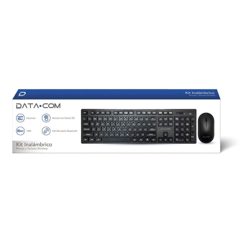 Kit Teclado Mouse Inalámbrico 2,4GHz Dat DATACOM 