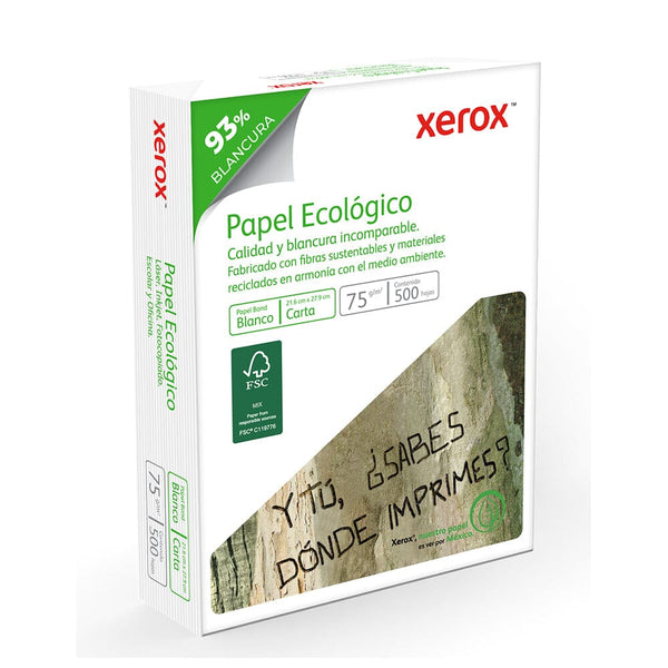 Papel Fotocopia Carta Xerox 75 Gr 500 Hojas XEROX 