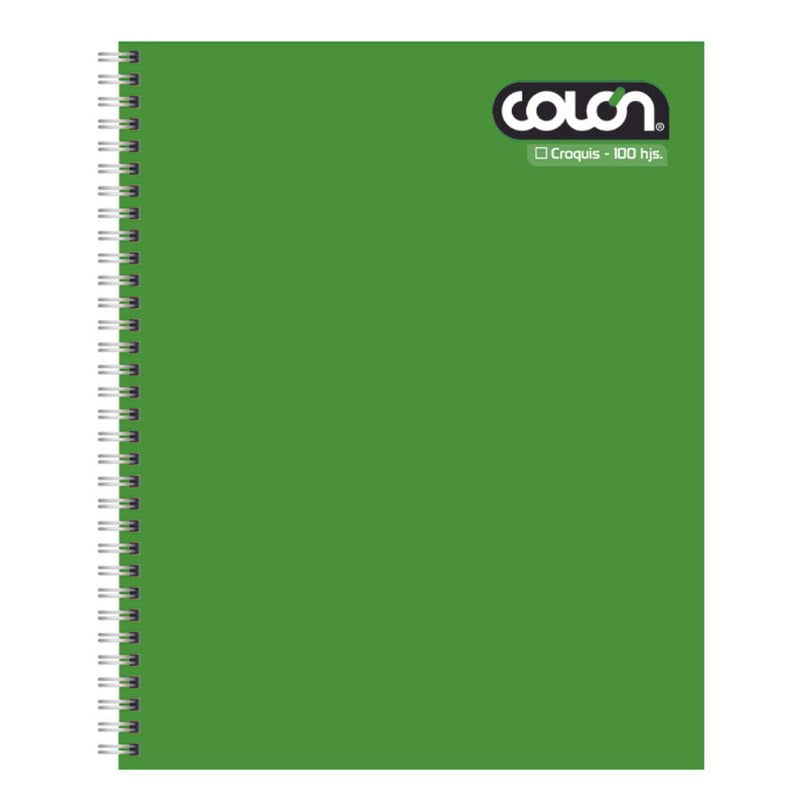 Cuaderno Universitario 100 Hojas Croquis Clasico Liso OFICINA Y LIBRERIA COLON 
