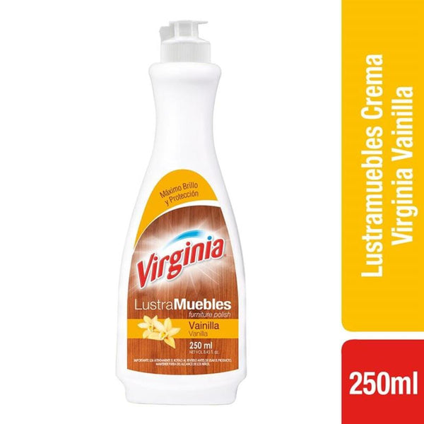 Lustramueble Crema Vainilla 250 ml ASEO Y LIMPIEZA VIRGINIA 