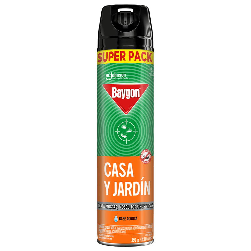 Insecticida Aerosol 450 Cc Casa Y Jardin ASEO Y LIMPIEZA BAYGON 