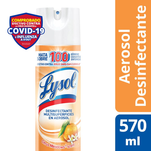 Desinfectante Ambiental Aerosol Citrus 540 ml ASEO Y LIMPIEZA LYSOL 