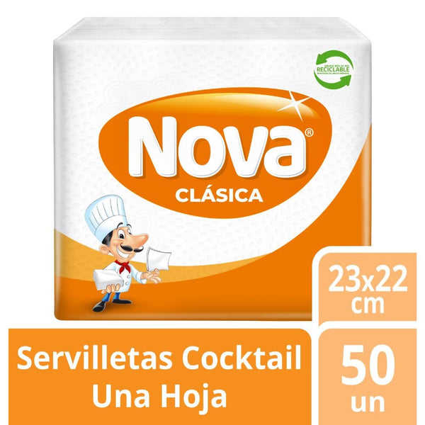 Servilleta Clásica X 50 Un PAPEL TISSUE NOVA 