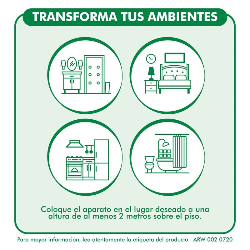 Desodorante Ambiental Repuesto Aparato Automático 2 Un 250 Ml ASEO Y LIMPIEZA AIRWICK 