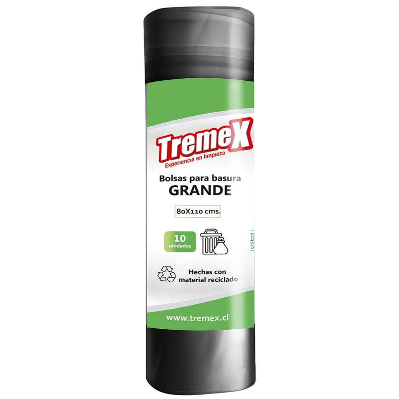 Bolsa De Basura Ecoactiva 80 X 110 Rollo 10 Un TREMEX 
