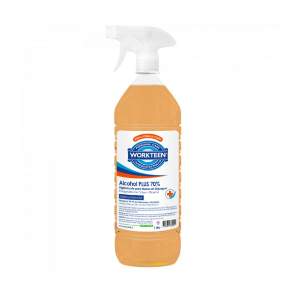 Alcohol Plus 70 Con Cobre Con Gatillo 1 Lt CUIDADO PERSONAL WORKTEEN 
