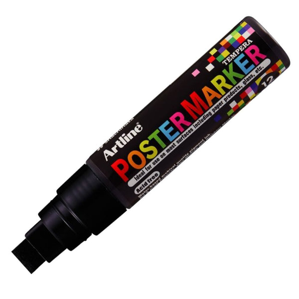 Marcador Poster Marker Tempera 12Mm Negro OFICINA Y LIBRERIA ARTLINE 