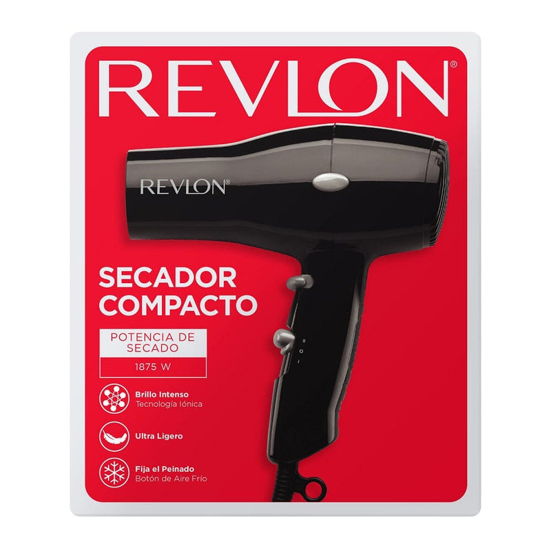 Secador De Pelo Compacto Negro HOGAR REVLON 