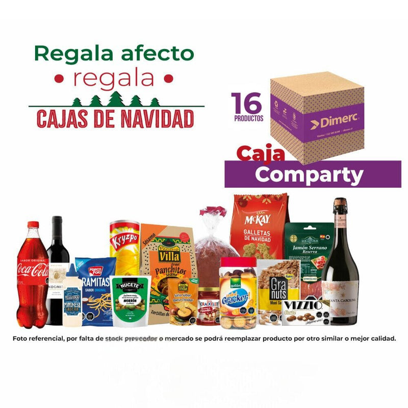 Caja Navidad 2024 Comparty (Purpura) ALIMENTOS DIMERC 