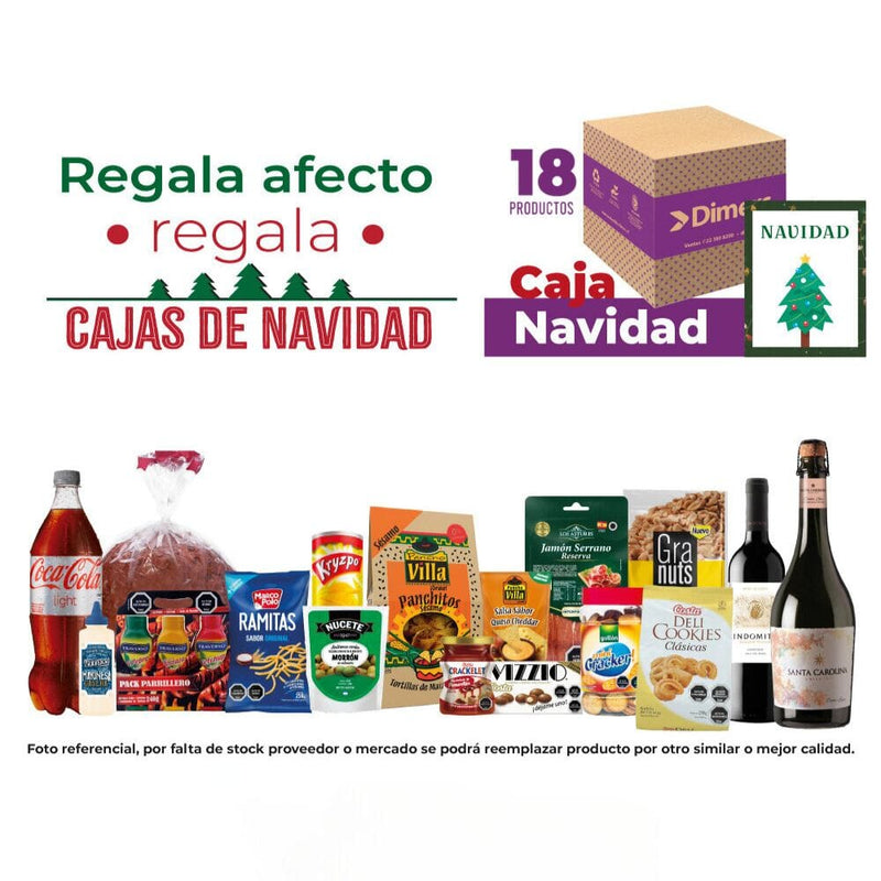 Caja Navidad 2024 Navidad (Purpura) ALIMENTOS DIMERC 