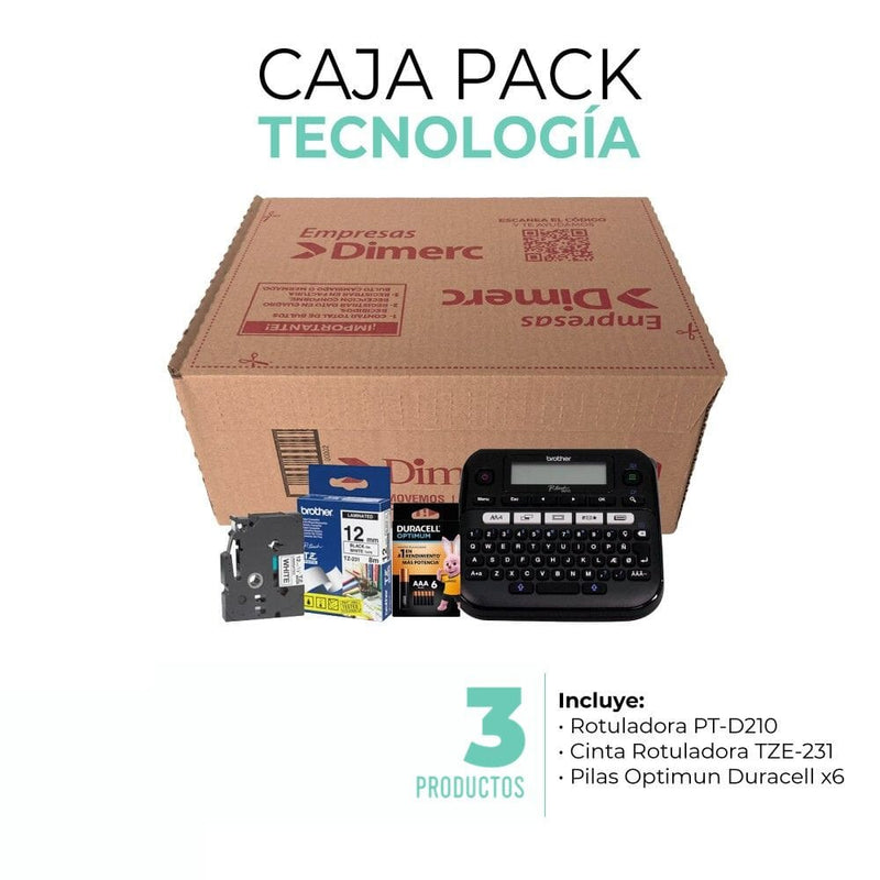 Caja Pack Tegnología TECNOLOGÍA DIMERC 