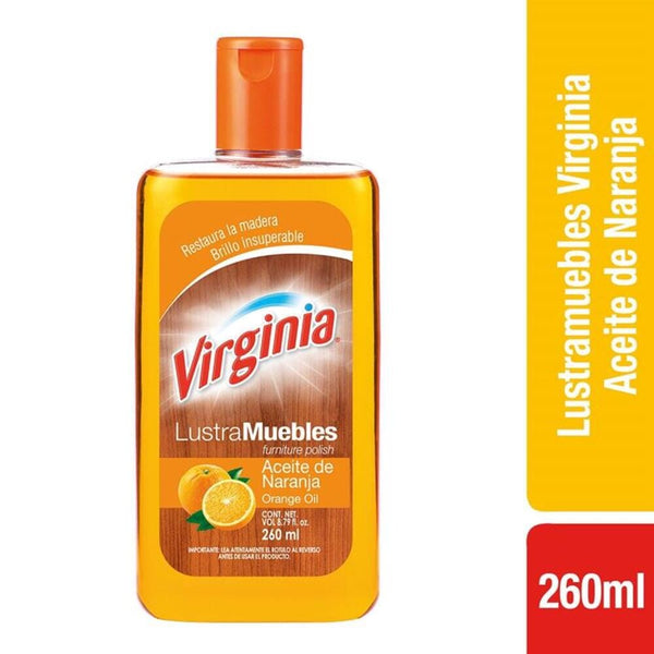 Lustramueble Aceite Naranja 260 Ml ASEO Y LIMPIEZA VIRGINIA 