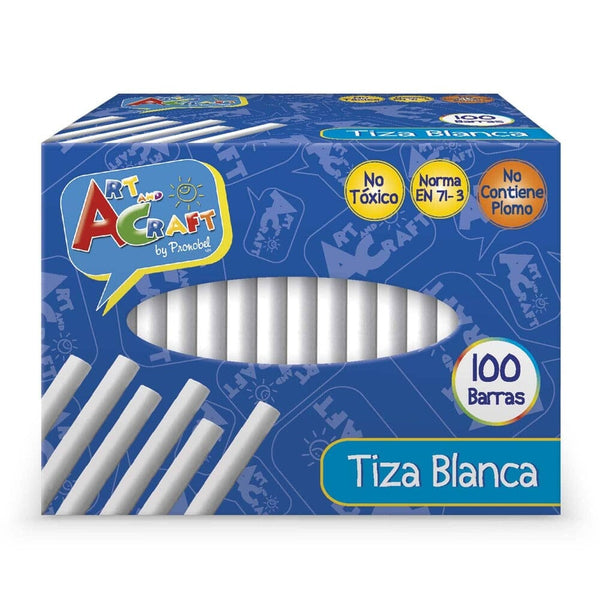 Tiza Para Pizarra Blanca 100 Un OFICINA Y LIBRERIA ART & CRAFT 