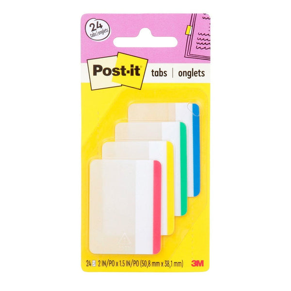 Banderitas Adhesivas Post It Durable 4 Colores OFICINA Y LIBRERIA 3M 