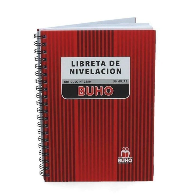 Libreta Nivelacion N 2550 50 Hojas OFICINA Y LIBRERIA BUHO 