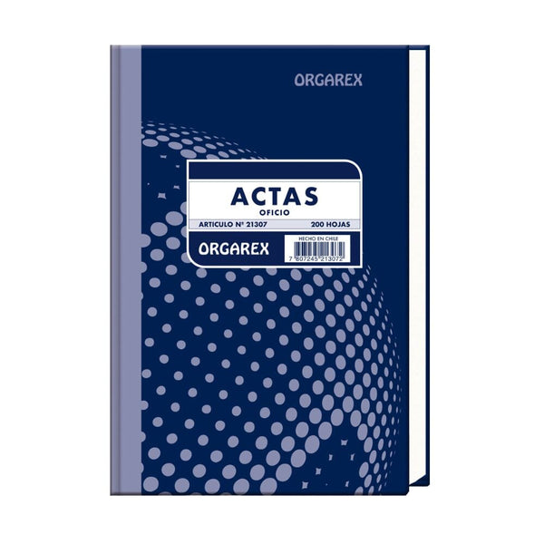 Libro Administrativo Acta Lineal 200 Hojas OFICINA Y LIBRERIA ORGAREX 