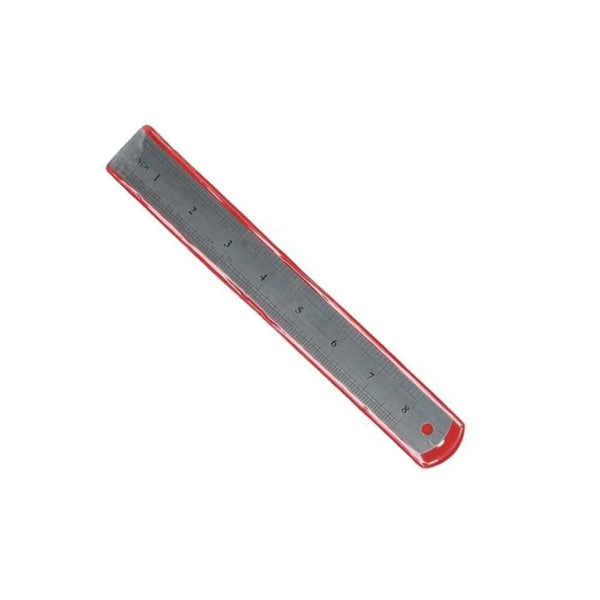 Regla Metálica Funda Roja 20 cm OFICINA Y LIBRERIA FULTONS 