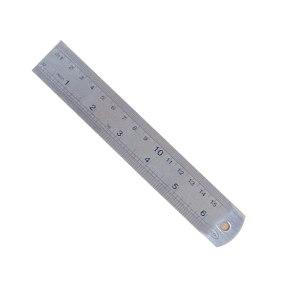 Regla Metálica Funda Roja 15 cm OFICINA Y LIBRERIA FULTONS 