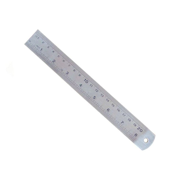 Regla Metálica Funda Roja 20 cm OFICINA Y LIBRERIA FULTONS 