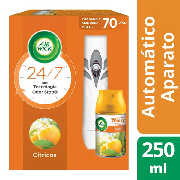 Desodorante Ambiental Aparato Automático Cítrico 250 ml ASEO Y LIMPIEZA AIRWICK 