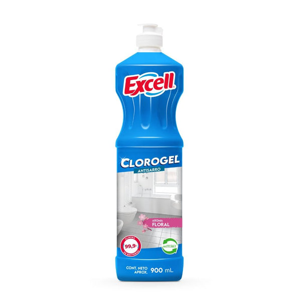 Cloro Gel Antisarro Floral 900 Ml ASEO Y LIMPIEZA EXCELL 