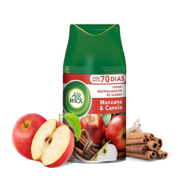 Desodorante Ambiental Repuesto Aparato Automático Manzana Canela 250 ml ASEO Y LIMPIEZA AIRWICK 