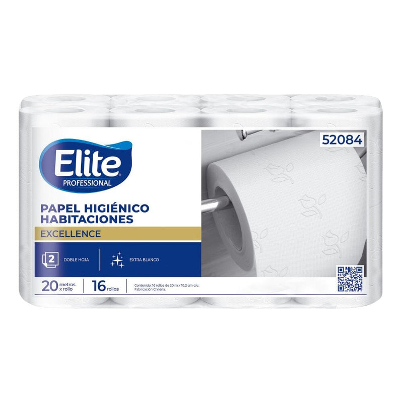 Papel Higiénico Doble Hoja 16 Rollos X 20 Mt PAPEL TISSUE ELITE PROFESSIONAL 