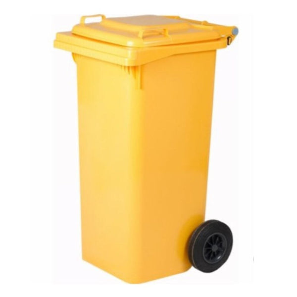 Contenedor Basura Amarillo 240 Lt ASEO Y LIMPIEZA EQUIPTRADER 