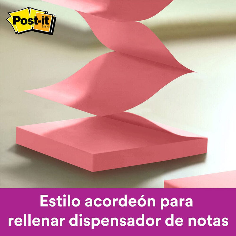 Nota Adhesiva 6 Un X 100 Hojas 7.6 X 7.6 Cm Pop-Up Surtido Pastel R330 OFICINA Y LIBRERIA 3M 