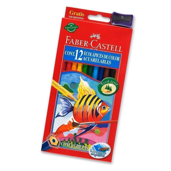 Lápiz Acuarela Caja 12 Un OFICINA Y LIBRERIA FABER CASTELL 