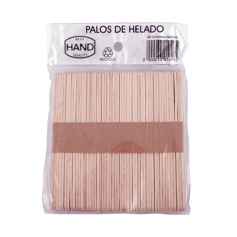 Palos De Helado Natural 50 Un OFICINA Y LIBRERIA HAND 